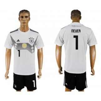 Germany #1 NEUER Home 2018 FIFA World Cup Soccer Jersey