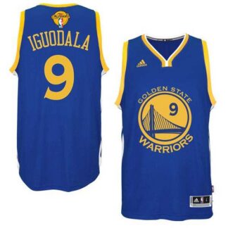 Golden State Warriors #9 Andre Iguodala Royal 2017 NBA Finals Swingman Jersey