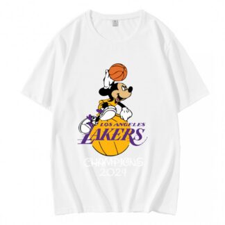 Mickey Mouse Los Angeles Lakers Champions 2024 T-Shirt