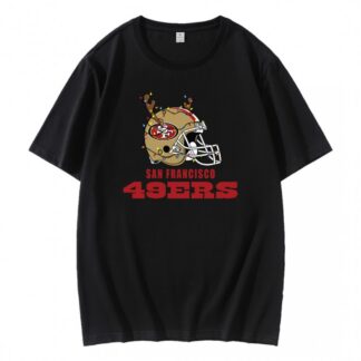 San Francisco 49ers Helmet Deer Antlers T-Shirt