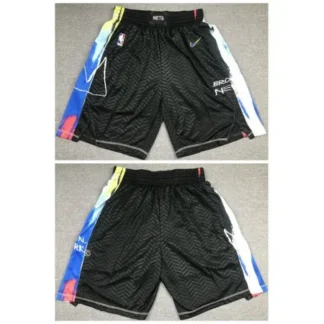 Men's Brooklyn Nets Black Shorts (Run Small) TOUH