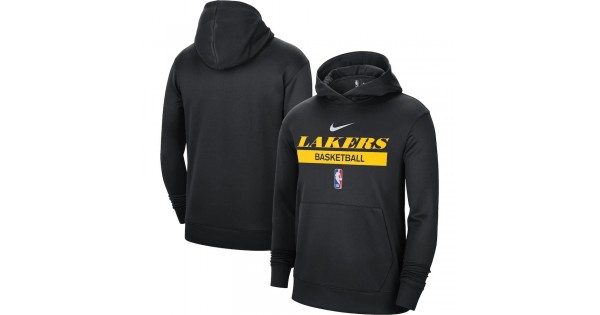 Los Angeles Lakers 2022/23 Nike Spotlight On-Court Practice Performance Pullover Hoodie - Image 2