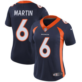 Nike Denver Broncos #6 Sam Martin Navy Blue Alternate Women’s Stitched NFL Vapor Untouchable Limited Jersey