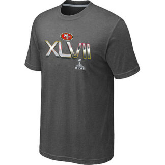 Men's San Francisco 49ers Super Bowl XLVII On Our Way D.Grey T-Shirt