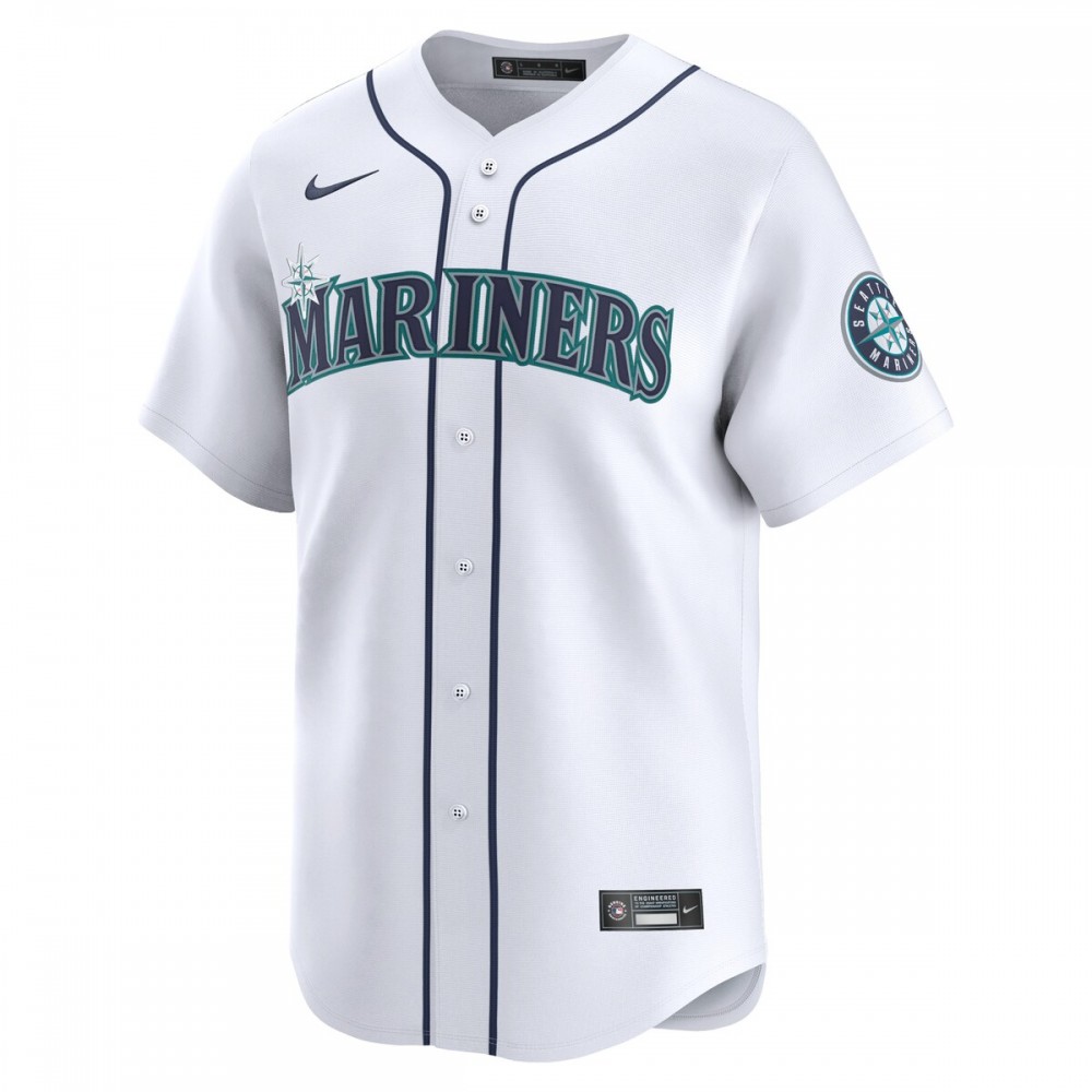 Robbie Ray Seattle Mariners Nike Home Limited Player Jersey - White - Image 2