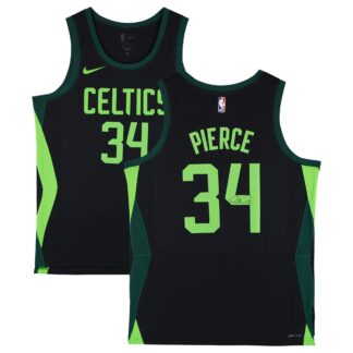 Paul Pierce Boston Celtics Autographed Fanatics Authentic Black Nike 2024-25 City Edition Swingman Jersey