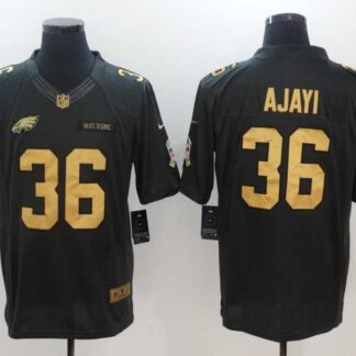 Nike Eagles #36 Jay Ajayi Anthracite Salute To Service Limited Jersey