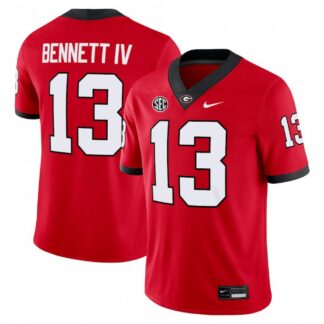 Stetson Bennett Georgia Bulldogs Home Nike Football Game Jersey - Red