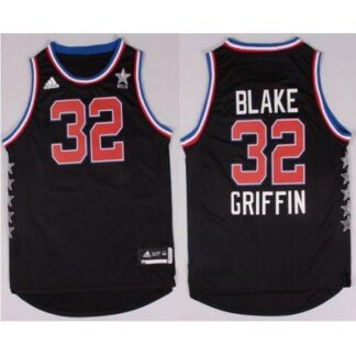 Clippers #32 Blake Griffin Black 2015 All Star Stitched NBA Jersey