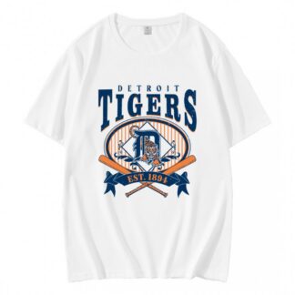 Vintage Detroit Tigers Est 1894 Logo T-Shirt