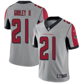 Nike Atlanta Falcons #21 Todd Gurley II Silver Youth Stitched NFL Limited Inverted Legend Jersey