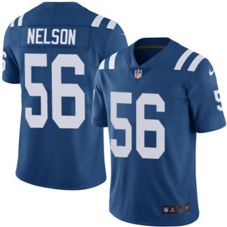 Nike Indianapolis Colts #56 Quenton Nelson Royal Blue Team Color Men’s Stitched NFL Vapor Untouchable Limited Jersey