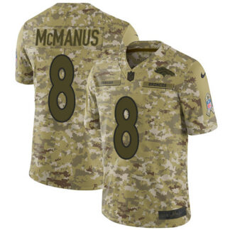 Nike Denver Broncos #8 Brandon McManus Camo Men’s Stitched NFL Limited 2018 Salute To Service Jersey