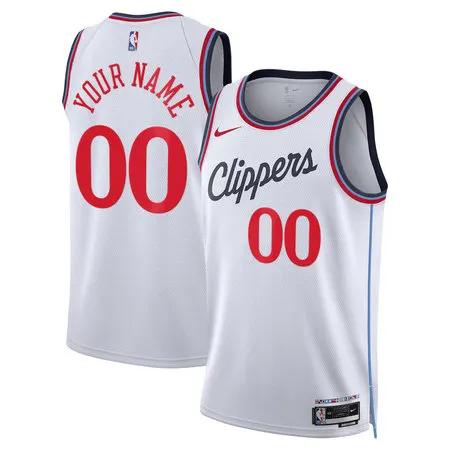 Women's LA Clippers Nike White Swingman Association Edition Custom Jersey