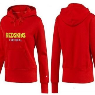 Nike Washington Redskins Team Logo Red Women Pullover Hoodies (5)