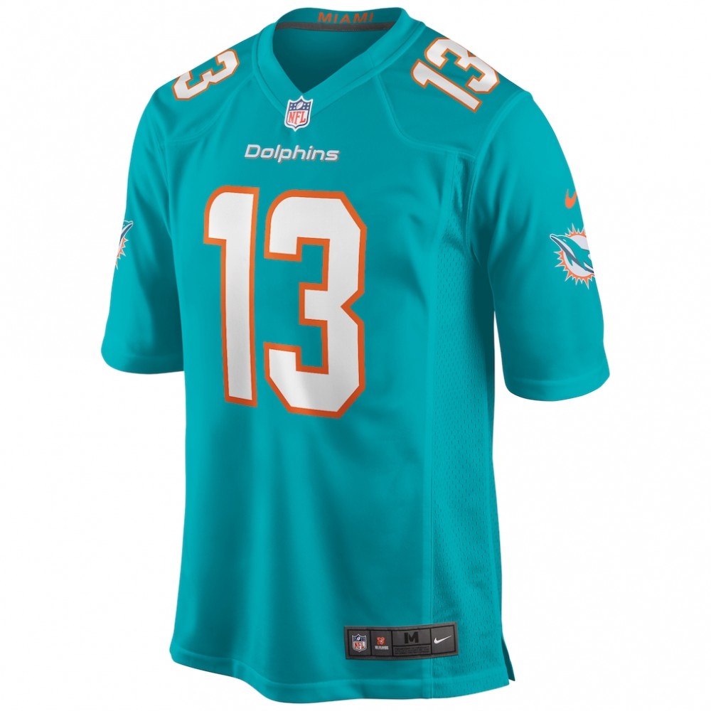 Dan Marino Miami Dolphins Nike Game Retired Player Jersey - Aqua - Image 2