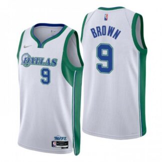 Dallas Dallas Mavericks #9 Moses Brown Men’s Nike White 2021/22 Swingman NBA Jersey – City Edition Men’s