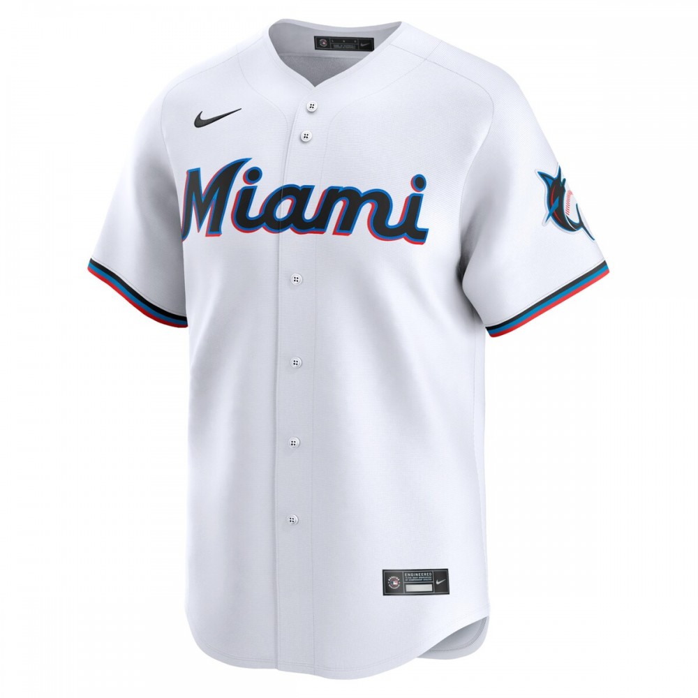 Jazz Chisholm Jr. Miami Marlins Nike Home Limited Player Jersey - White - Image 2
