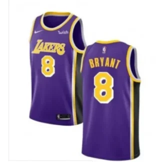 Men's Los Angeles Lakers #8 Kobe Bryant Purple Stitched NBA Jersey L9EA