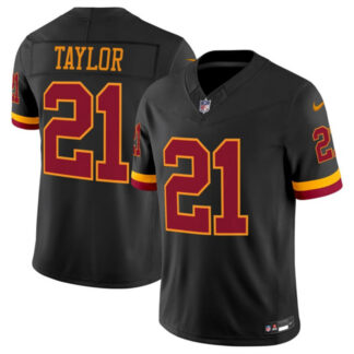Men's Washington Commanders #21 Sean Taylor Black 2026 F.U.S.E. Hail Raiser Alternate Vapor Limited Stitched Footba...