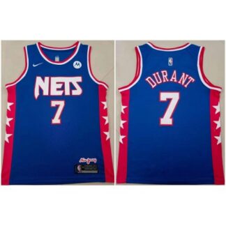 Youth Brooklyn Nets #7 Kevin Durant Blue Stitched Jersey
