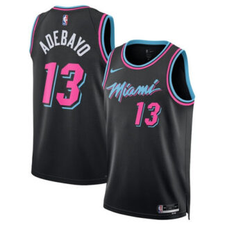 Women's Miami Heat #13 Bam Adebayo Nike Black 2025/26 Swingman City Edition Jersey