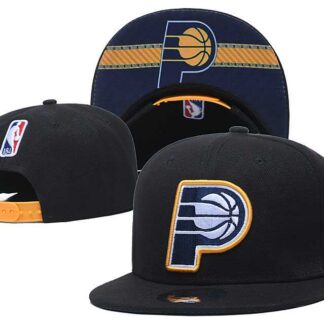 Pacers Team Logo Black Adjustable Hat GS