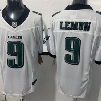 Men's Philadelphia Eagles #9 Makai Lemon White 2026 F.U.S.E. Draft Vapor Untouchable Limited Stitched Football Jersey