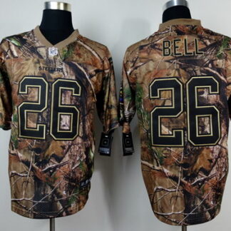 Nike Pittsburgh Steelers #26 LeVeon Bell Realtree Camo Elite Jersey