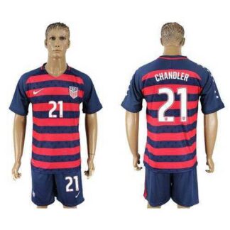 USA #21 Chandler Away Soccer Country Jersey