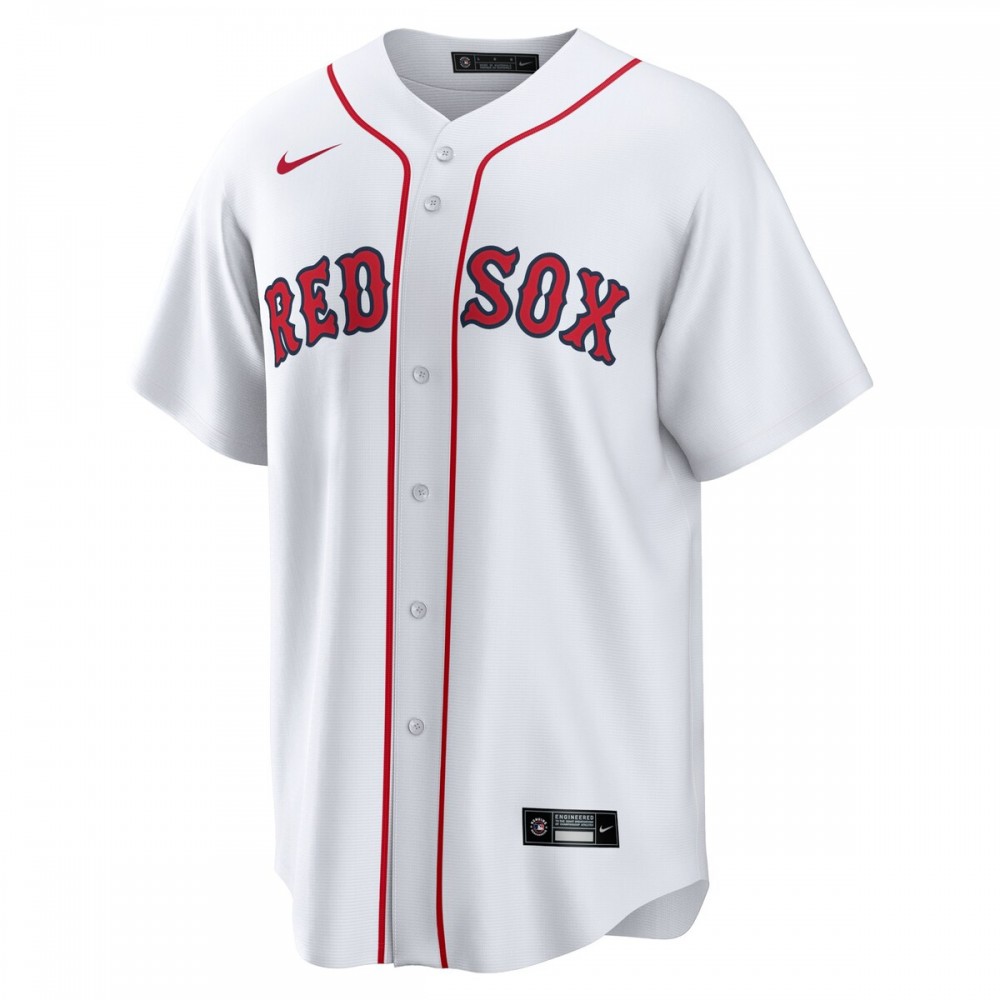 David Ortiz Boston Red Sox Nike Home Replica Player Jersey - White - Image 2