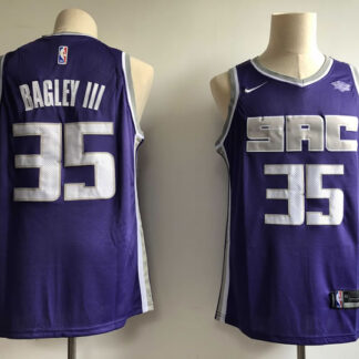 Kings 35 Marvin Bagley III Purple Nike Swingman Jersey