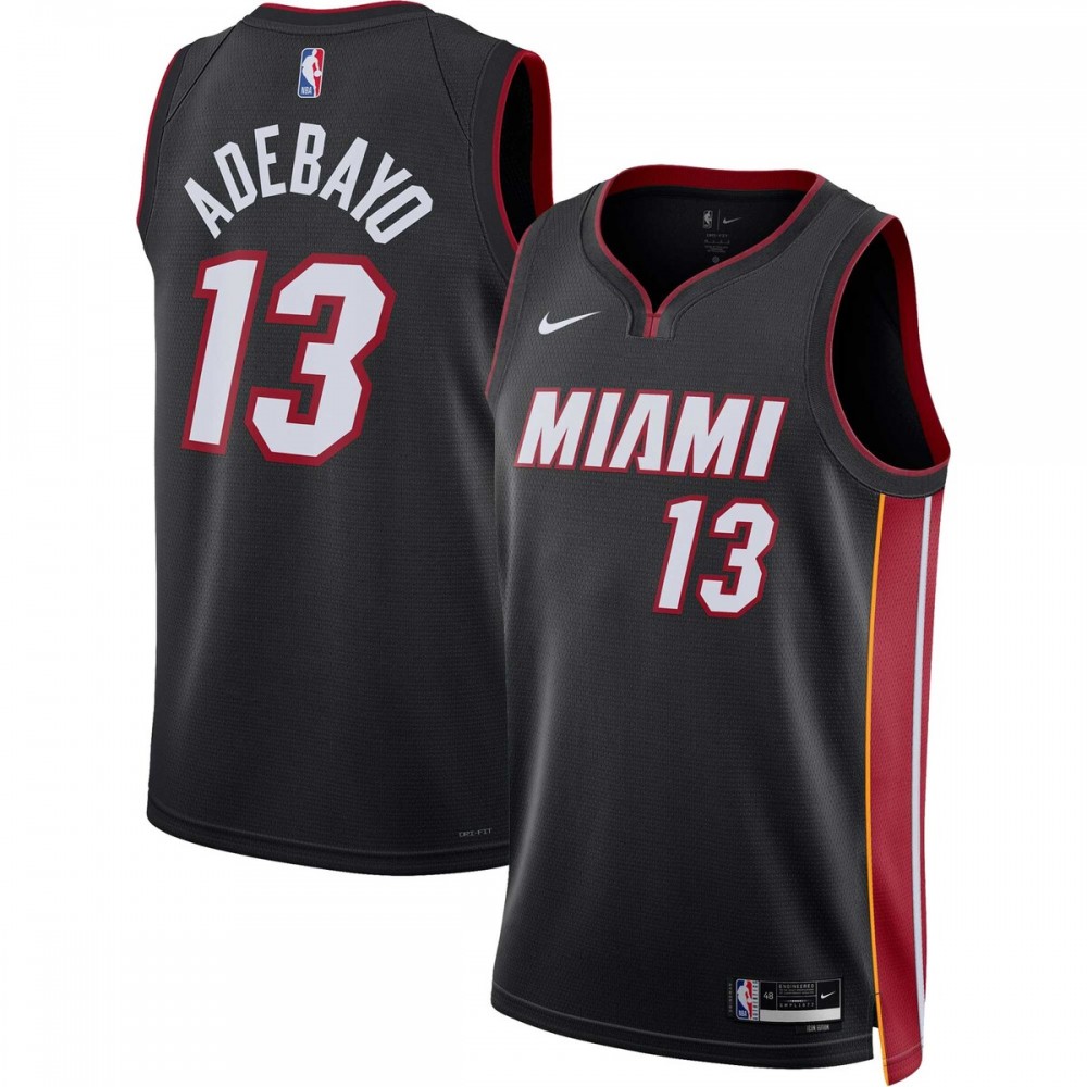 Bam Adebayo Miami Heat Nike Unisex 2022/23 Swingman Jersey - Icon Edition - Black