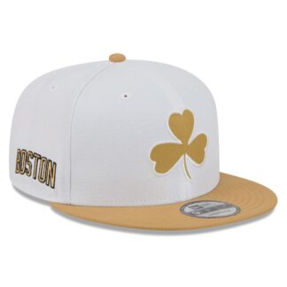 Boston Celtics New Era Youth 2025/26 City Edition 9FIFTY Snapback Hat – White