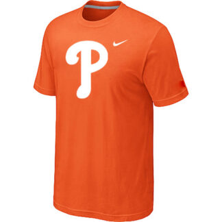 Philadelphia Phillies Heathered Orange Nike Blended T-Shirt
