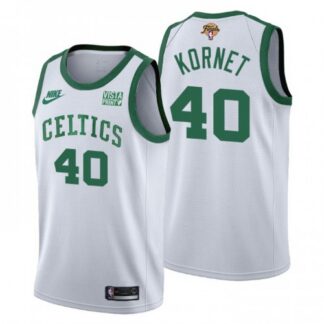 Boston Boston Celtics #40 Luke Kornet Men’s Nike Releases Classic Edition 2022 NBA Finals 75th Anniversary Jersey W...