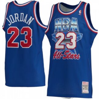 Men's Michael Jordan #23 Throwback Blue 1993 NBA All-Star Game Hardwood Classics Jersey