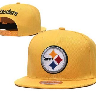 Steelers Team Logo Yellow Adjustable Hat GS