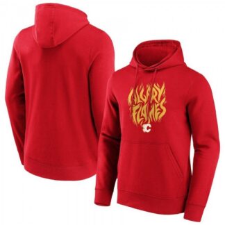 Calgary Flames Fanatics Branded Hometown Graphic Hoodie - Red