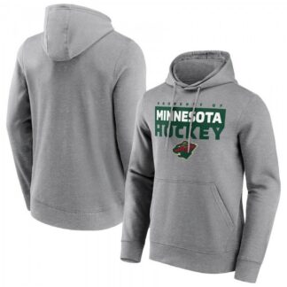 Minnesota Wild Fanatics Branded Gain Ground Hoodie - Sports Grey