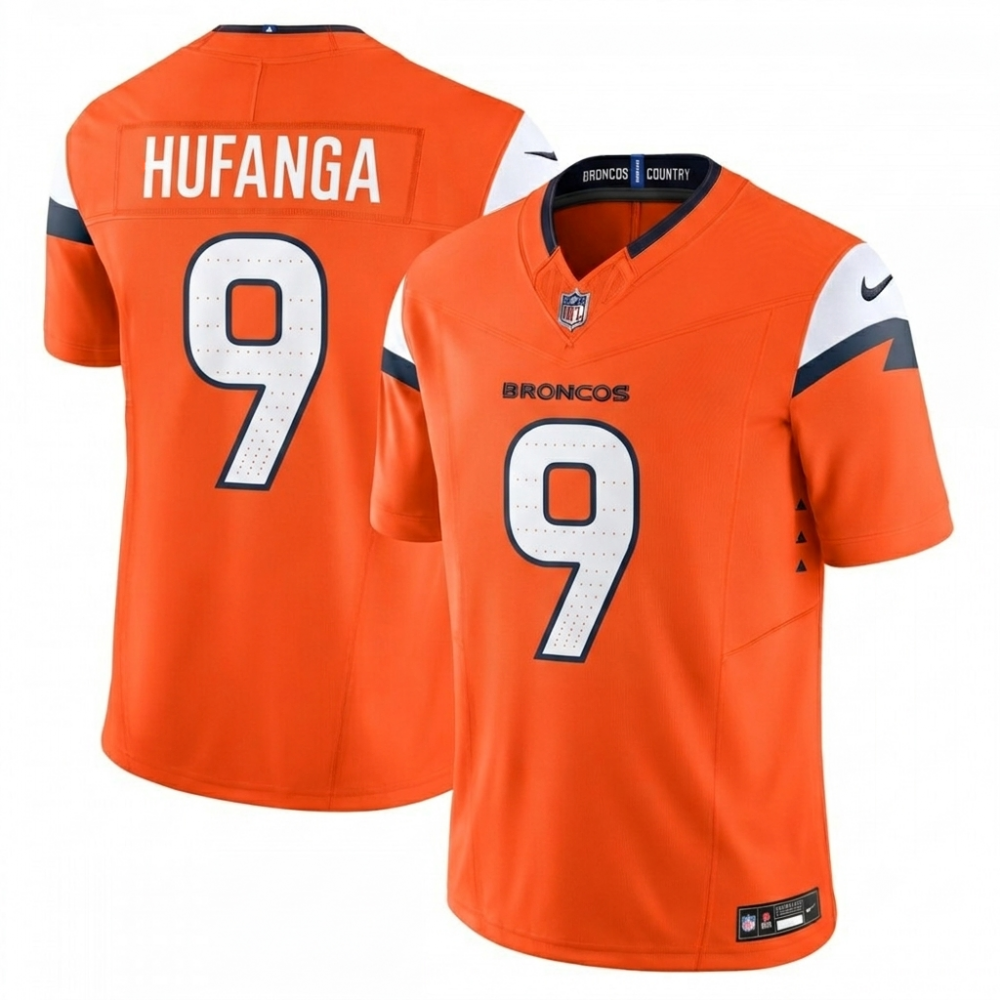 Talanoa Hufanga Denver Broncos Nike Vapor F.U.S.E. Limited Jersey - Orange