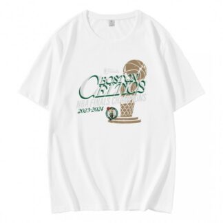Boston Celtics 2024 NBA Finals Champions Trophy T-Shirt