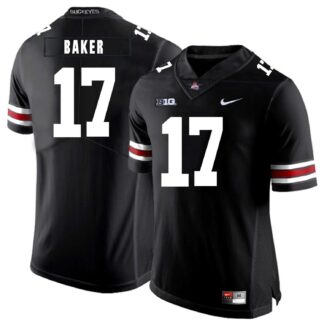 Ohio State Buckeyes 17 Jerome Baker Black Nike College Football Jersey Dzhi