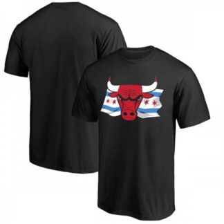 Men's Chicago Bulls Black Basketball T-Shirt BU2M