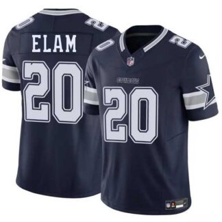 Men & Women & Youth Dallas Cowboys #20 Kaiir Elam Navy 2025 F.U.S.E. Vapor Untouchable Limited Stitched Jersey