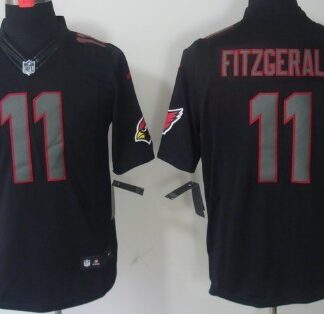 Nike Arizona Cardinals #11 Larry Fitzgerald Black Impact Limited Jersey