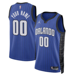 Women's Orlando Magic Royal 2022/23 Swingman Statement Edition Custom Jersey