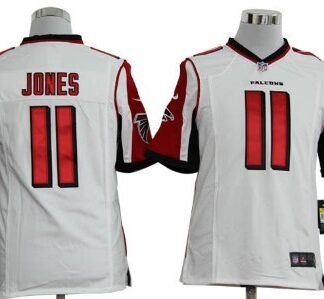 Nike Atlanta Falcons #11 Julio Jones White Game Jersey