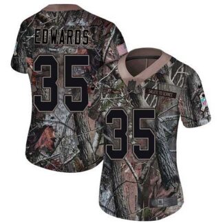 Nike Baltimore Ravens #35 Gus Edwards Camo Women’s Stitched NFL Limited Rush Realtree Jersey