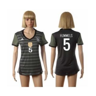 Women’s Germany #5 Hummels Away Soccer Country Jersey